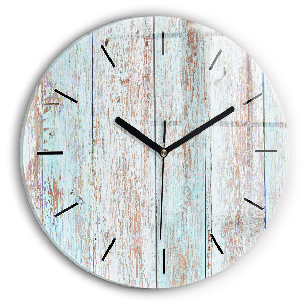 Reloj de pared redondo Madera al pastel