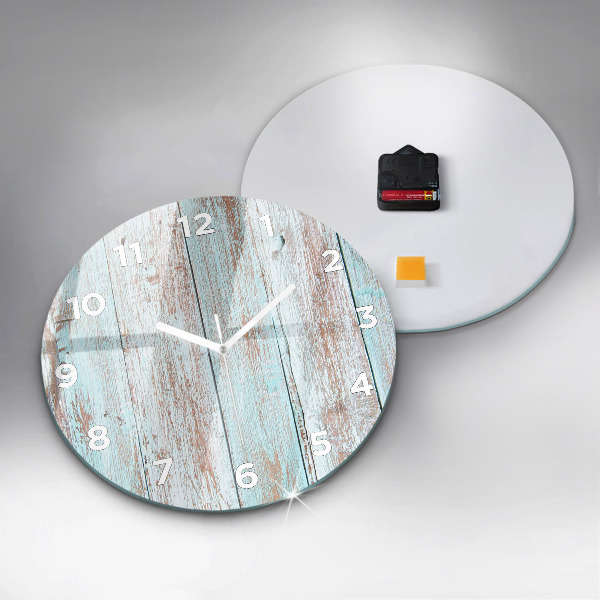 Reloj de pared redondo Madera al pastel