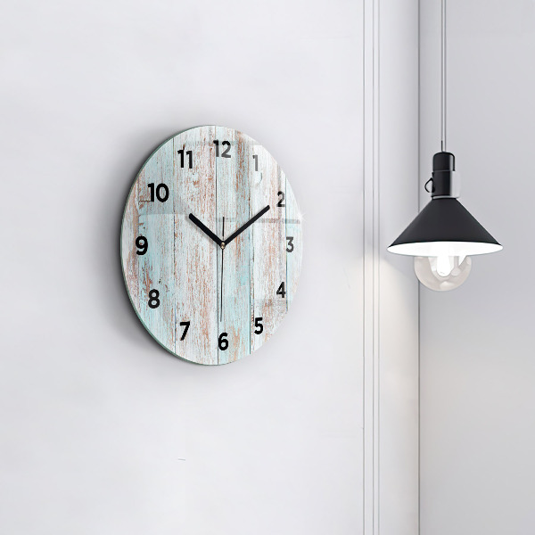 Reloj de pared redondo Madera al pastel