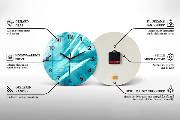 Reloj redondo pared Mapamundi cósmico