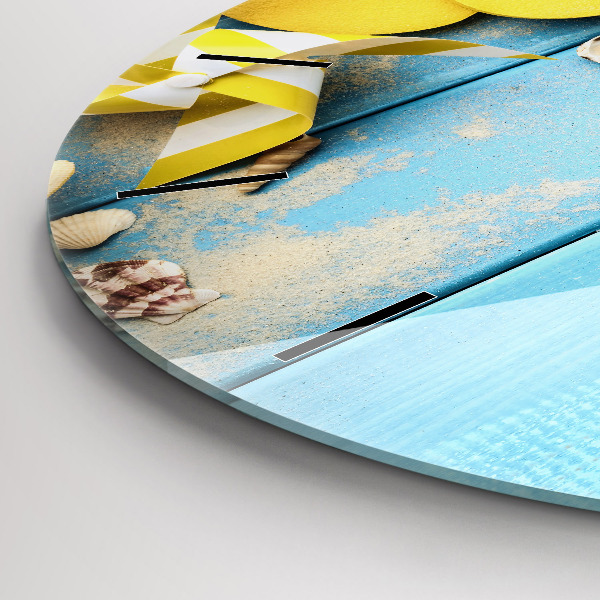 Reloj de cristal redondo Accesorios de playa