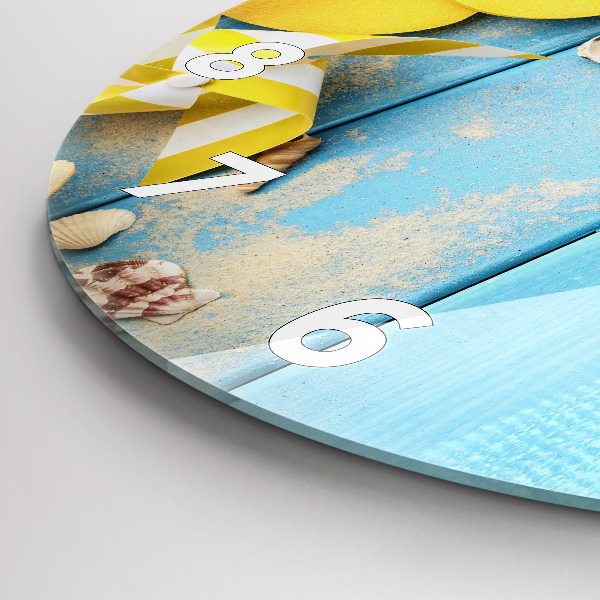 Reloj de cristal redondo Accesorios de playa