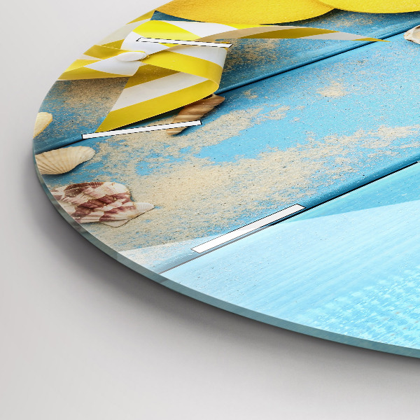 Reloj de cristal redondo Accesorios de playa