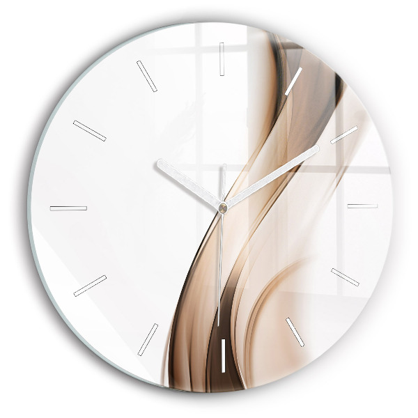 Reloj de pared redondo Línea abstracta