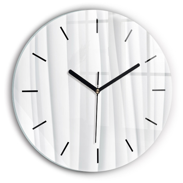 Reloj redondo pared Textura de olas