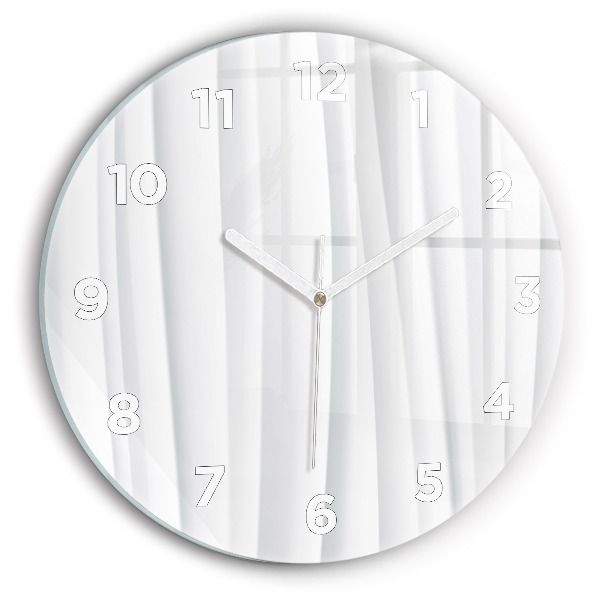 Reloj redondo pared Textura de olas