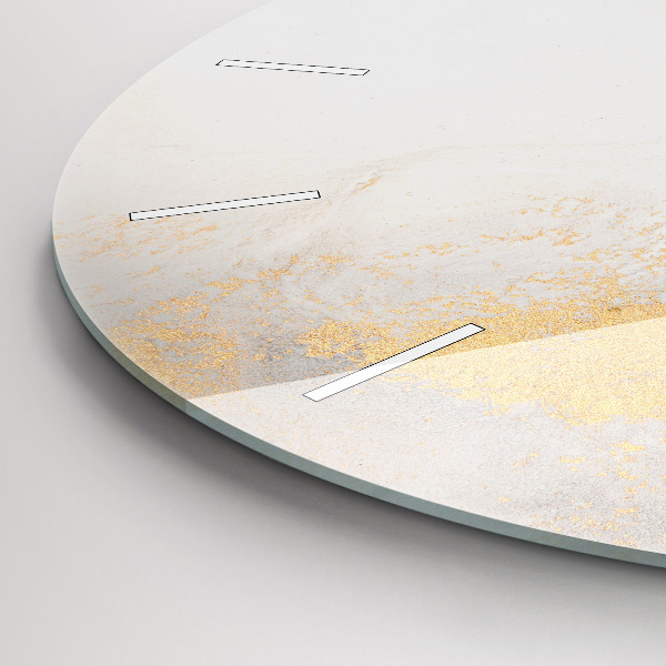 Reloj redondo pared Mármol artístico