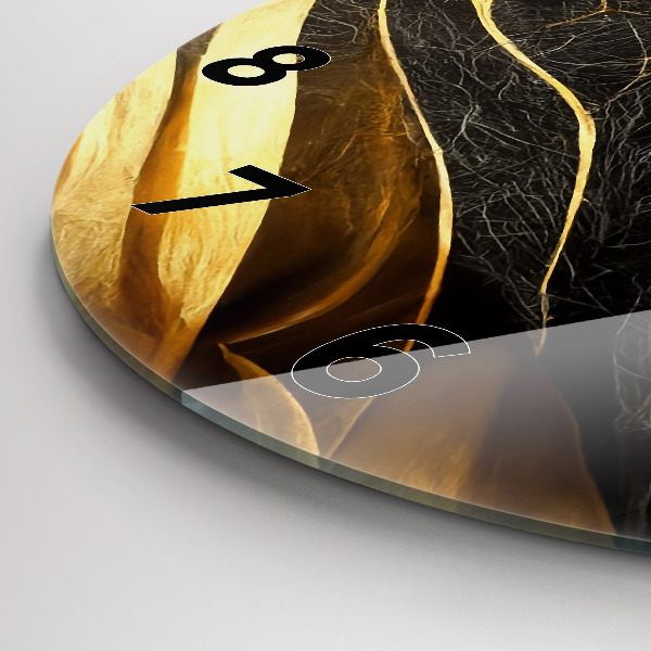 Reloj redondo pared Abstracción elegante