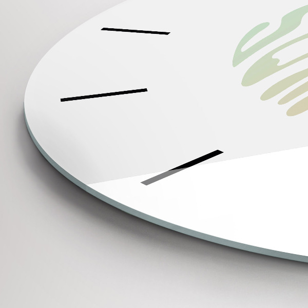 Reloj de cristal redondo Hola verano