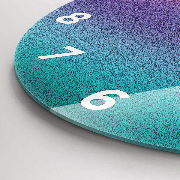 Reloj redondo pared Patrón degradado