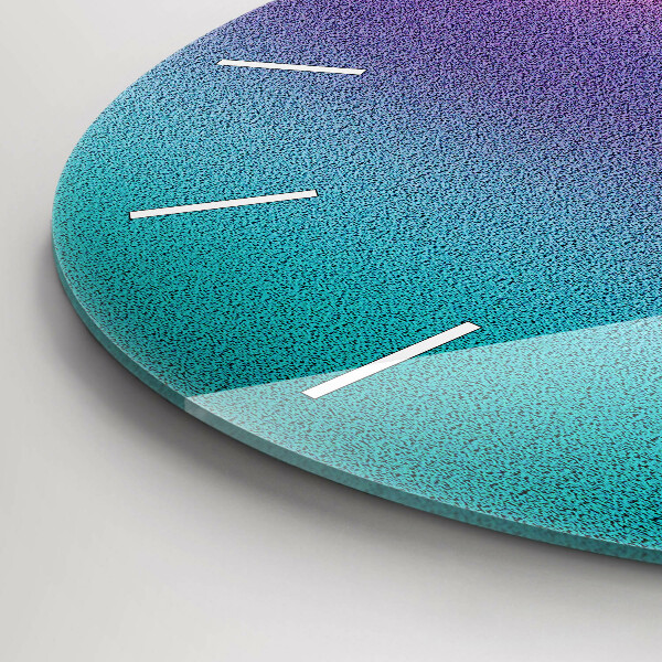 Reloj redondo pared Patrón degradado