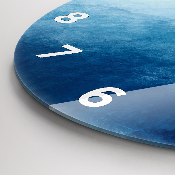 Reloj de pared redondo Agua abstracta