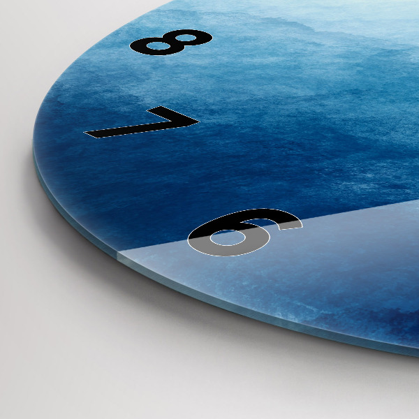 Reloj de pared redondo Agua abstracta