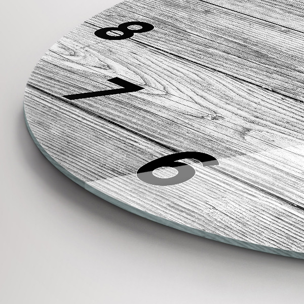 Reloj redondo pared Paneles de madera