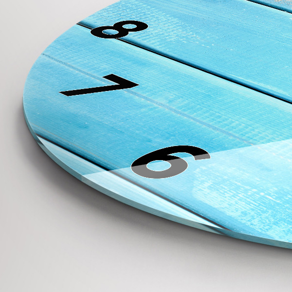 Reloj de pared redondo Accesorios de playa y tablas