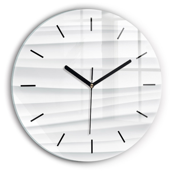 Reloj de pared redondo Textura de olas
