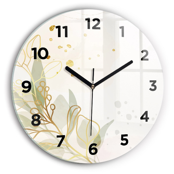 Reloj de pared redondo Pastel abstracto