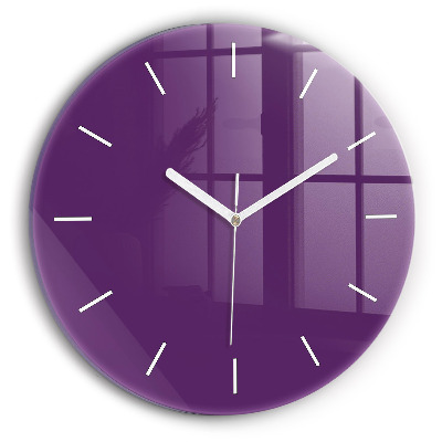 Reloj redondo pared Color morado