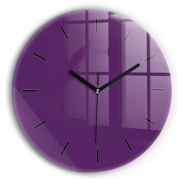 Reloj redondo pared Color morado