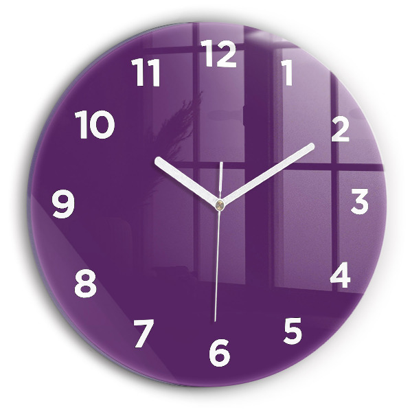 Reloj redondo pared Color morado