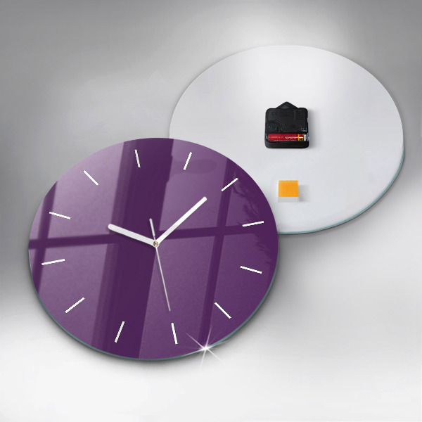Reloj redondo pared Color morado