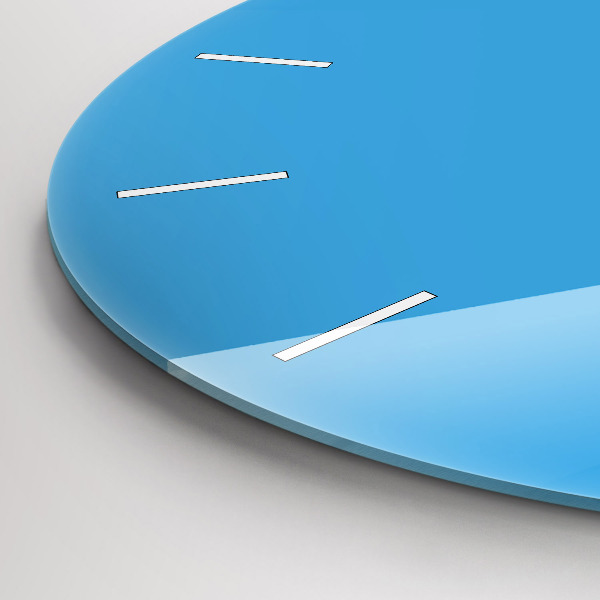 Reloj de pared redondo Color azul