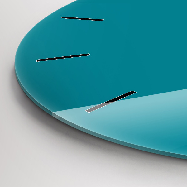 Reloj de cristal redondo Color azul marino