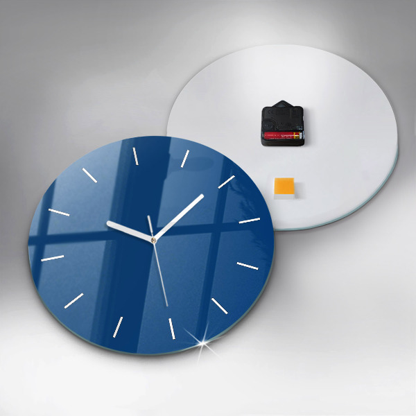 Reloj redondo pared Color azul