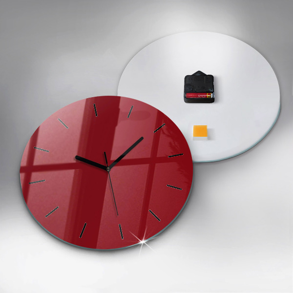Reloj redondo pared Color rojo