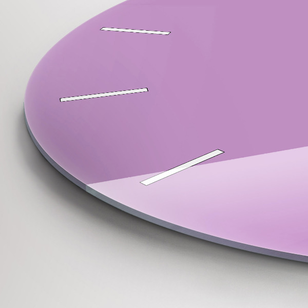 Reloj redondo pared El color lila