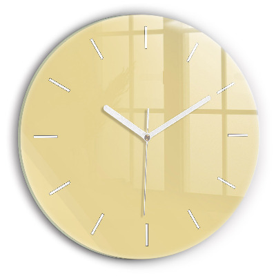 Reloj redondo pared Color crema