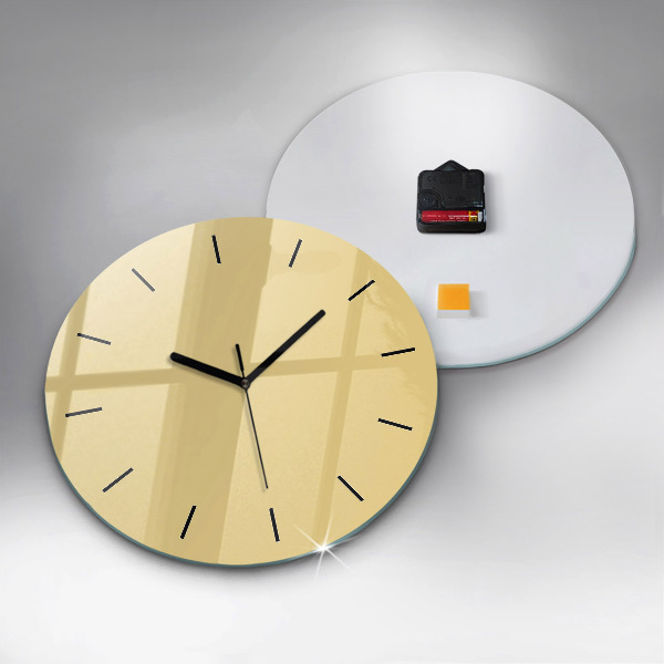 Reloj redondo pared Color crema