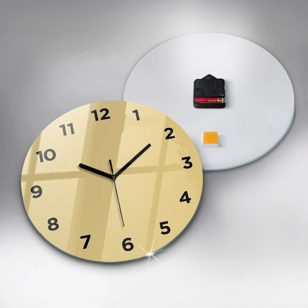 Reloj redondo pared Color crema