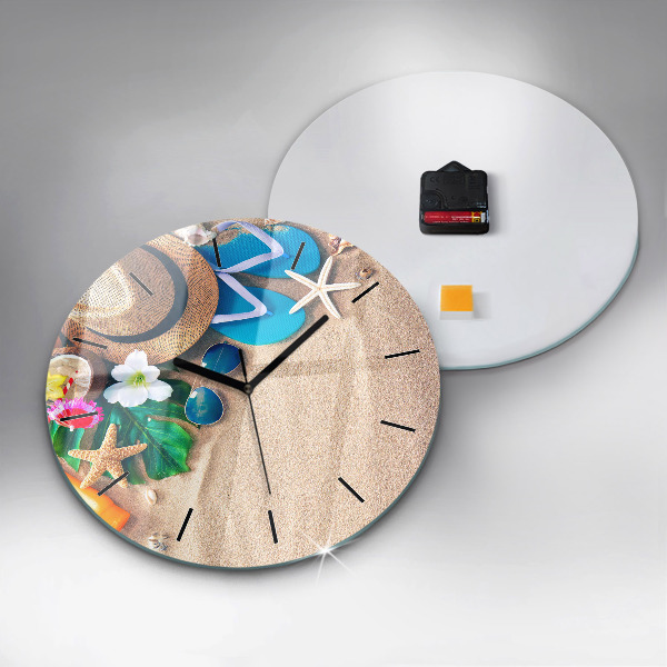 Reloj de cristal redondo Accesorios de vacaciones