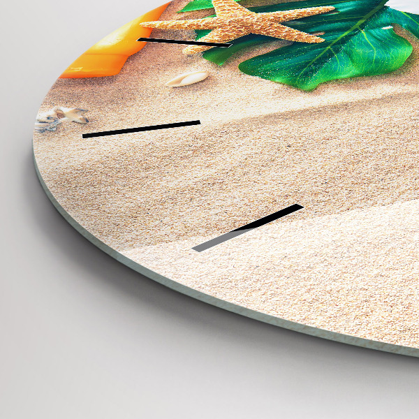 Reloj de cristal redondo Accesorios de vacaciones