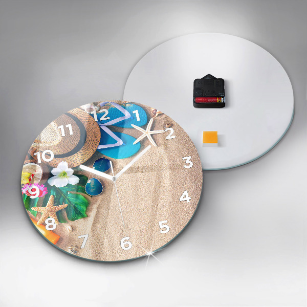 Reloj de cristal redondo Accesorios de vacaciones