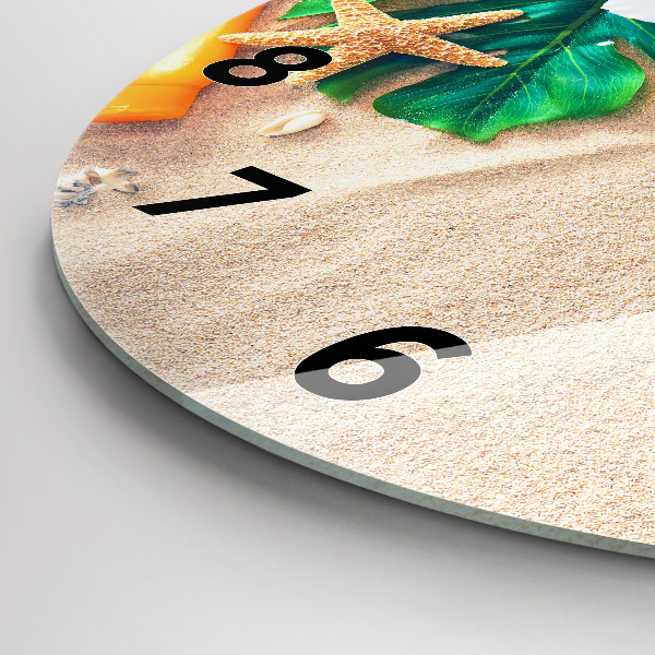 Reloj de cristal redondo Accesorios de vacaciones