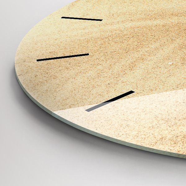 Reloj de pared redondo Abstracción dorada