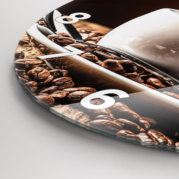 Reloj redondo pared Taza de café