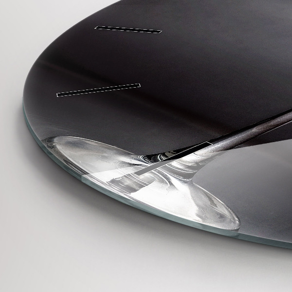 Reloj de pared redondo Copa de vino