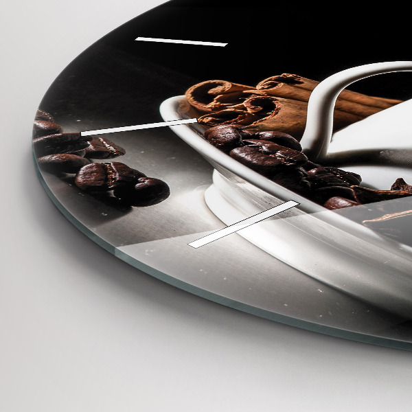 Reloj de pared redondo Taza de café
