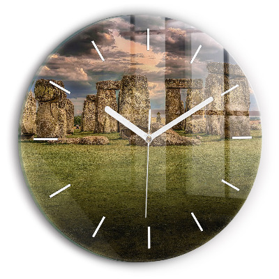 Reloj de pared redondo Stonehenge Nimbostratus