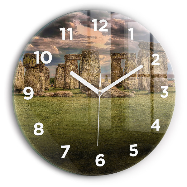 Reloj de pared redondo Stonehenge Nimbostratus