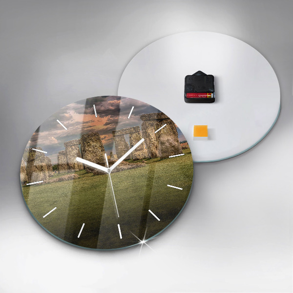 Reloj de pared redondo Stonehenge Nimbostratus