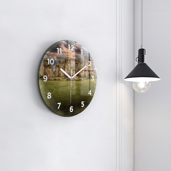 Reloj de pared redondo Stonehenge Nimbostratus