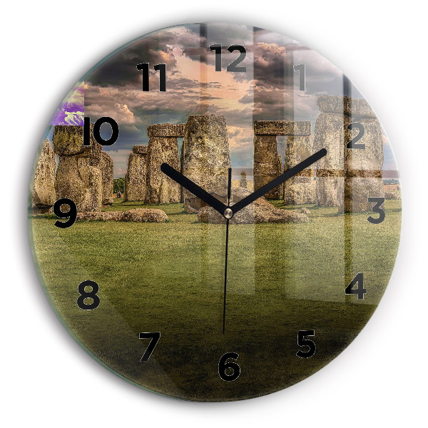 Reloj de pared redondo Stonehenge Nimbostratus