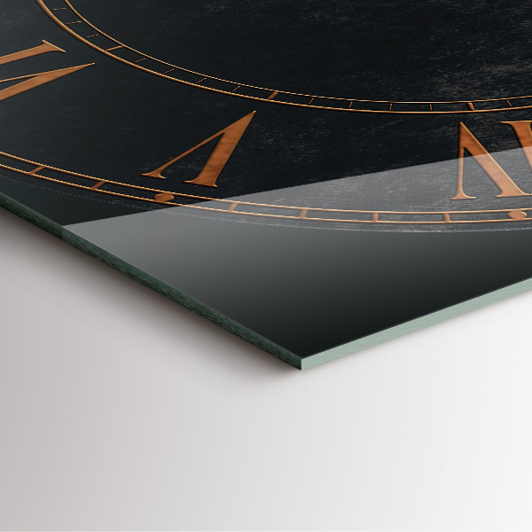 Reloj cuadrado Números romanos antiguos