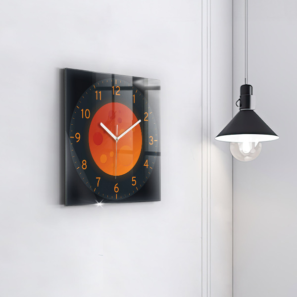 Reloj de pared cuadrado Luna llena