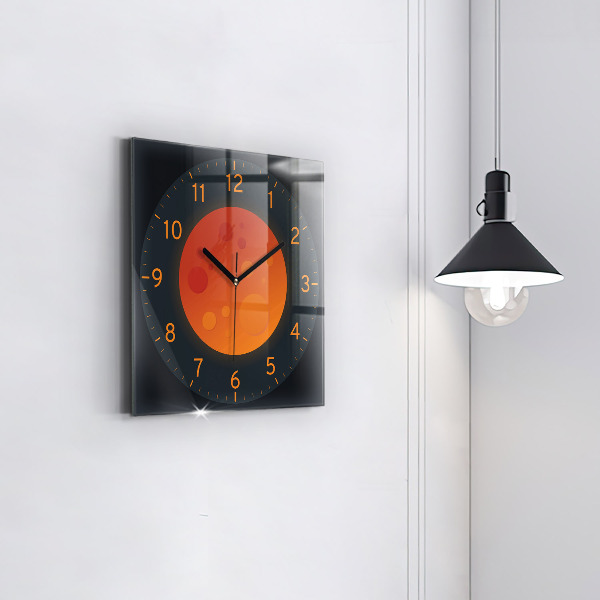 Reloj de pared cuadrado Luna llena
