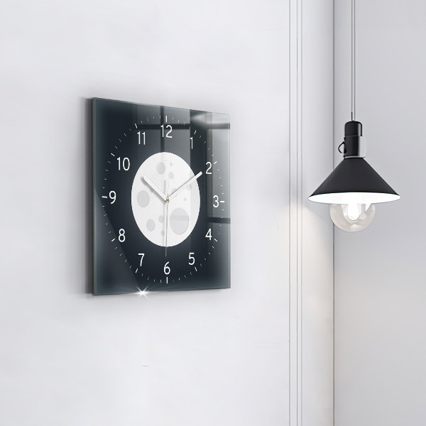 Reloj cuadrado Luna llena